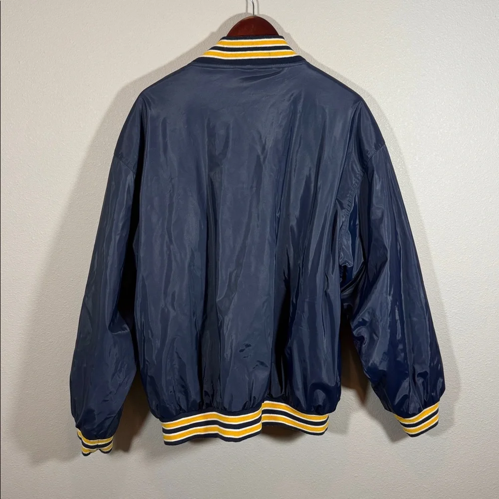 Vintage - Michigan Blue and Yellow Varsity Jacket. - Picture 2 of 4